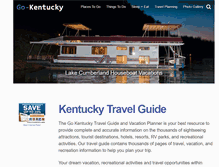 Tablet Screenshot of go-kentucky.com